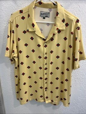 Bogey Boys Yellow Short-Sleeve Button-Down Shirt